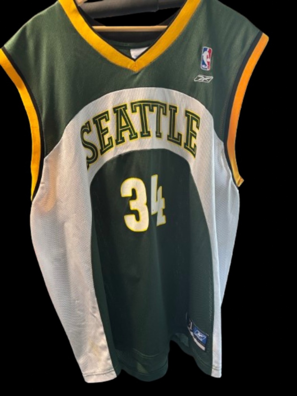Ray Allen Seattle SuperSonics Jersey Reebok XXL Vintage NBA